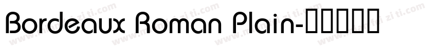 Bordeaux Roman Plain字体转换
